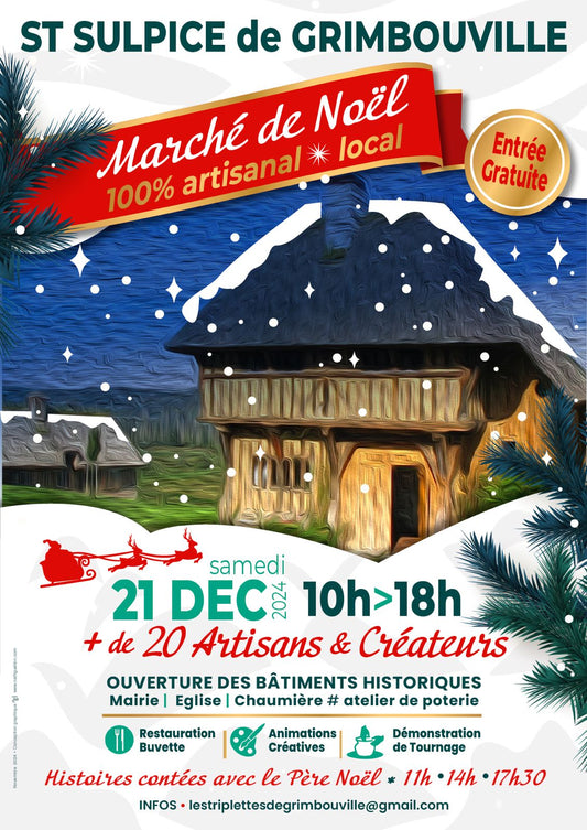 Marché de Noël à l'atelier - Saint-Sulpice-de-Grimbouville